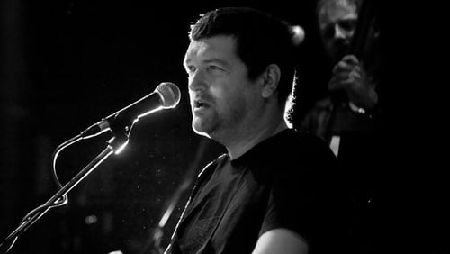 Fergus O'Farrell on stage with Interference