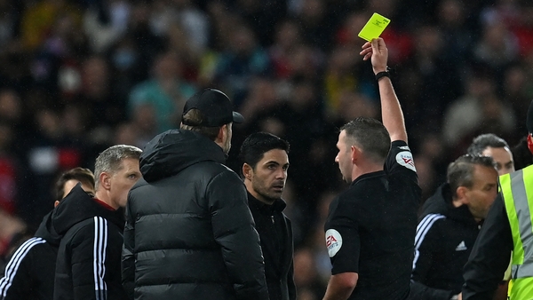 Jurgen Klopp and his Arsenal counterpart got into a heated argument over a Sadio Mane challenge