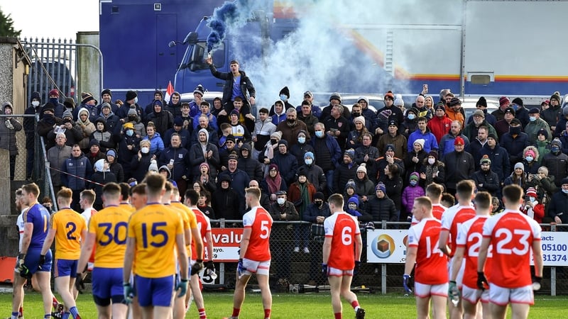 Knockmore and Belmullet ahead of the throw-in
