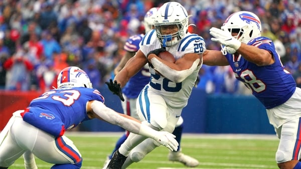Jonathan Taylor ran in five touchdowns