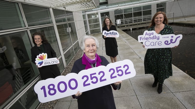 Sinead O'Gorman, Managing Director, eir Customer Operations, Mai Quaid, Member of Age Friendly Ireland Older People's Council, Vicky Harris, Head of Programmes at Age Action, Catherine McGuigan, Chief Officer of Age Friendly Ireland