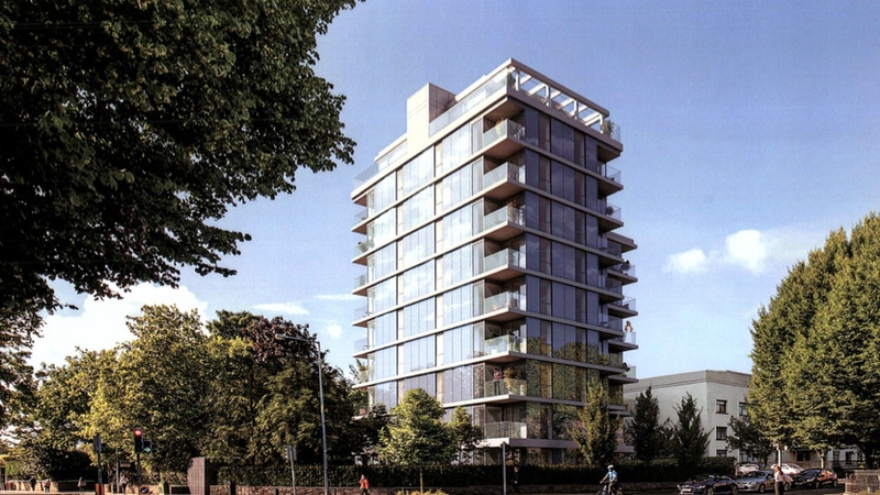 The scheme is planned for a 0.092 hectare site at the junction of Appian Way and Leeson Street Upper