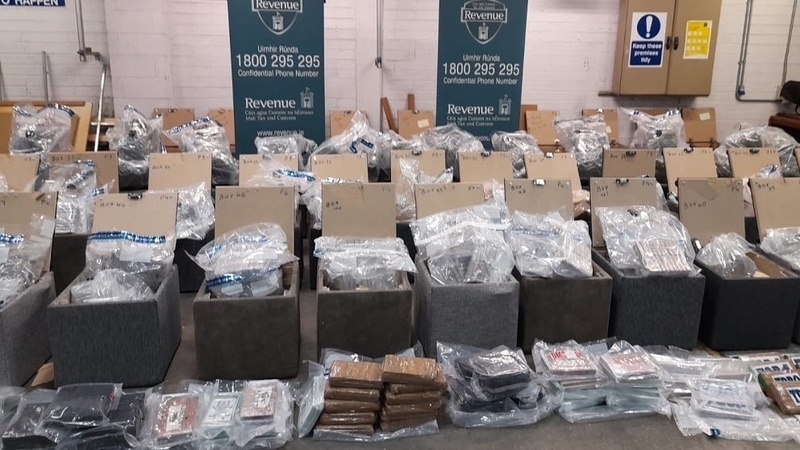 The drugs were seized in a shipment of furniture (Pics: Revenue)