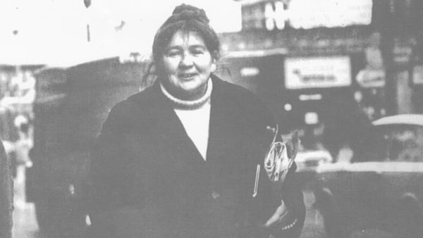 Poet Madge Herron, pictured in London's Kentish Town