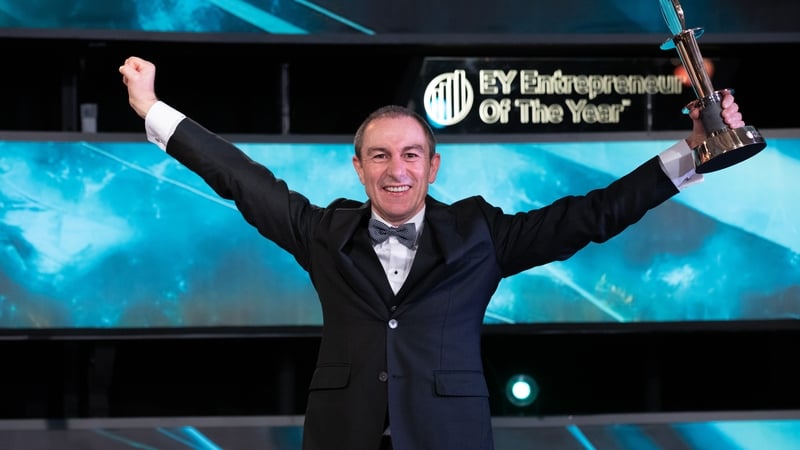 The 2021 EY Entrepreneur of the Year Award Winner is Brian O'Sullivan of Zeus Packaging