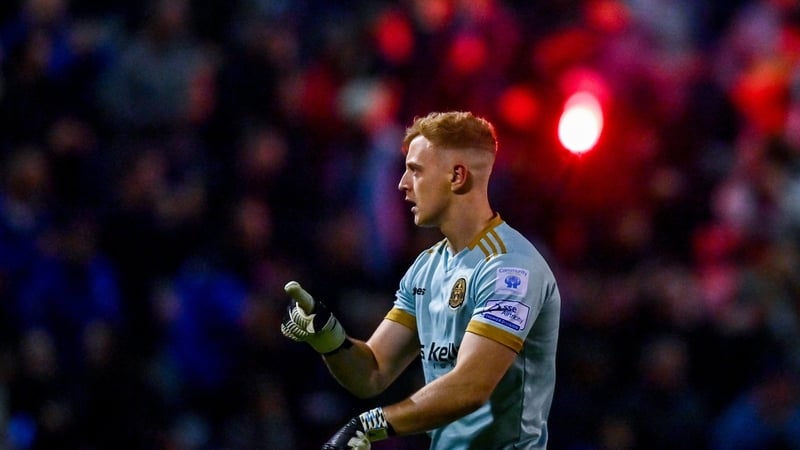 Bohemians goalkeeper James Talbot is included in the side