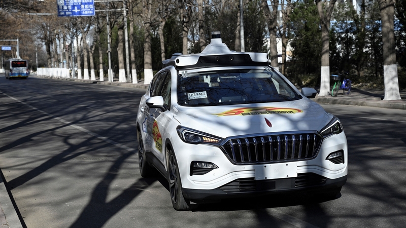 The vehicles can only carry two passengers at a time and are confined to the city's southern Yizhuang area