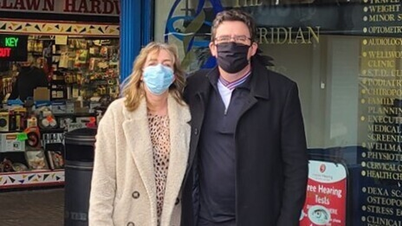 Brenda and her husband Kevin.