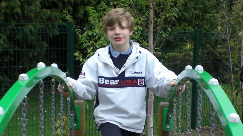 Conor McCormack before his admission to hospital in 2014