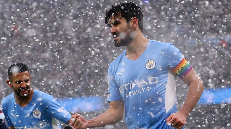 Ilkay Gundogan scored his third Premier League goal of the season