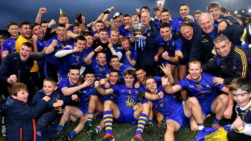 Finbarr's players celebrating county title number 10
