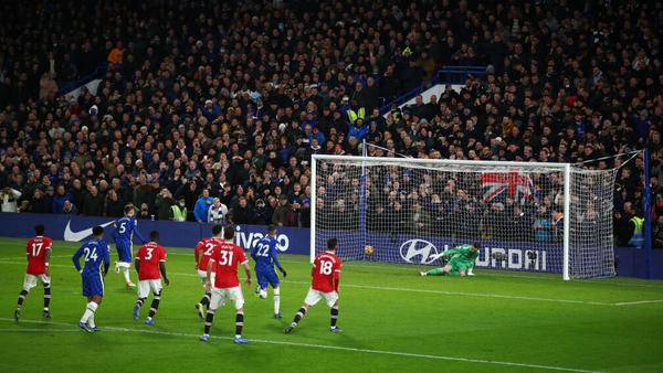 Jorginho equalises for Chelsea from the penalty spot