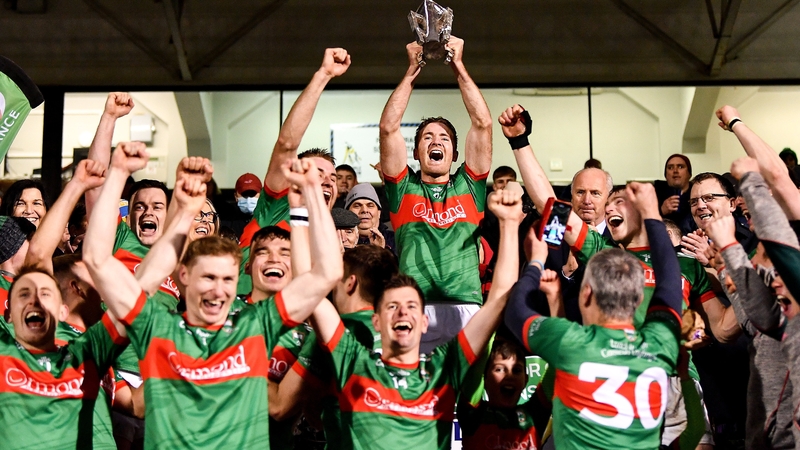 Loughmore-Castleiney captain Noel McGrath lifts the cup