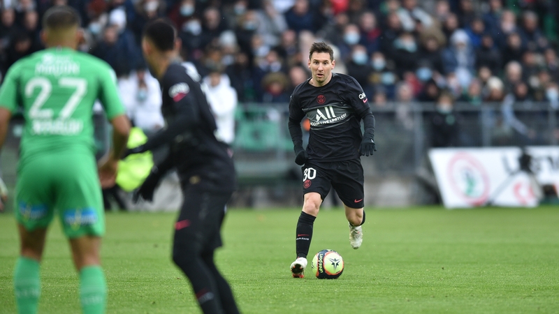 Messi set up all three PSG goals