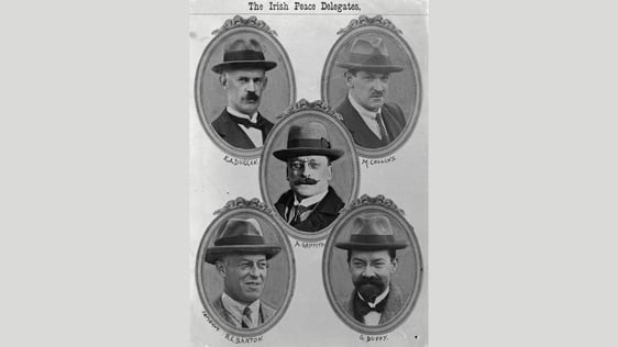 The Anglo-Irish Treaty signatories (1921) Cashman Collection at RTÉ Photographic Collection