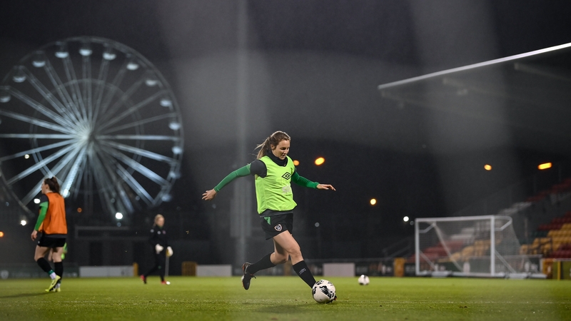 Kyra Carusa looks set to start in attack for Ireland