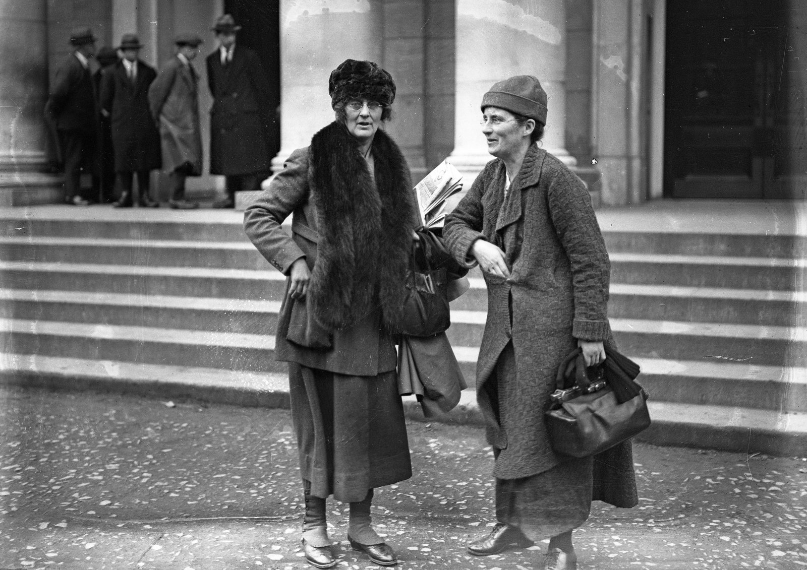 TDs Constance Markievicz and Kathleen Lynn. Kathleen Lynn had been Chief Medical Officer of the Citizen Army. Credit: Getty Images