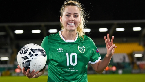 Denise O'Sullivan took home the match ball last night