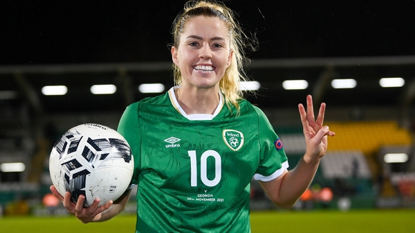 Denise O'Sullivan took home the match ball last night