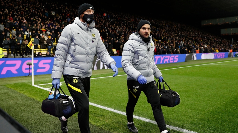 Medical staff from both sides attended to the unwell fan at Vicarage Road