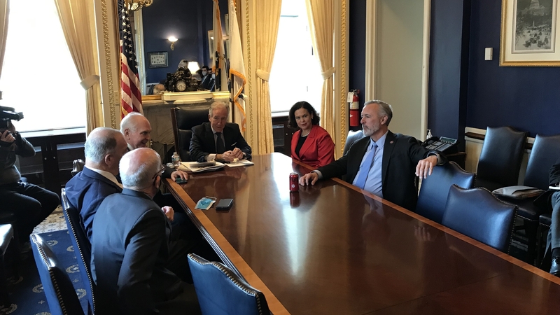 Mary Lou McDonald meeting with the Friends of Ireland Caucus on Capitol Hill