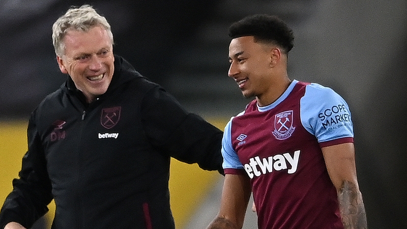 Moyes and Lingard enjoyed their time together at London Stadium last season