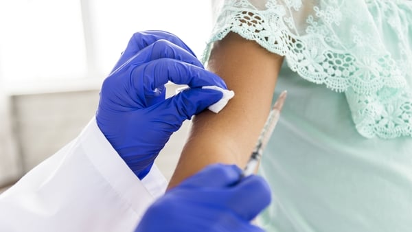 Children in this age group will require three doses of the vaccine (File pic)