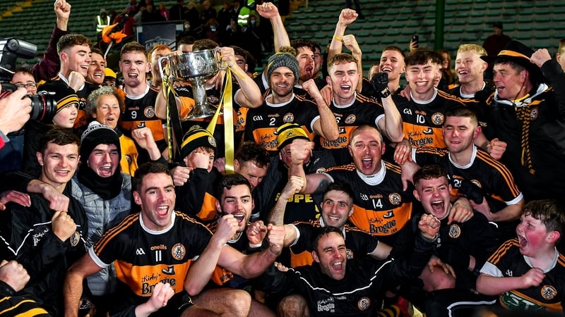 Austin Stacks celebrate Bishop Moynihan Cup