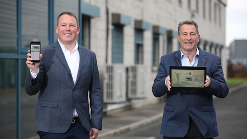 Peter Lougheed, Small, Medium and Corporate Sales Director at Microsoft, and Gerry Power, Managing Director of Yes Dynamic