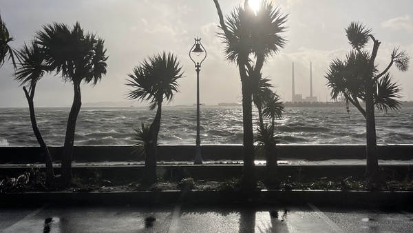 High seas at Clontarf in north Dublin during Storm Barra in December 2021. Photo: David Doulas