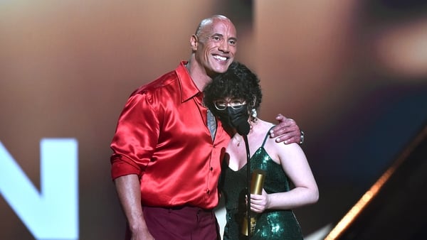 Dwayne Johnson congratulates Make-A-Wish recipient Shushana