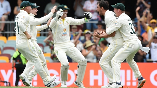 Starc situation for England early - Mitchell took Rory Burns wicket with the very first ball of the series