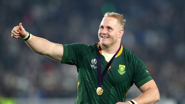 Koch was part of South Africa's famed 'Bomb Squad' at the 2019 Rugby World Cup