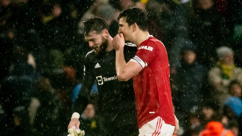 Harry Maguire was left to rue United's 16-day break