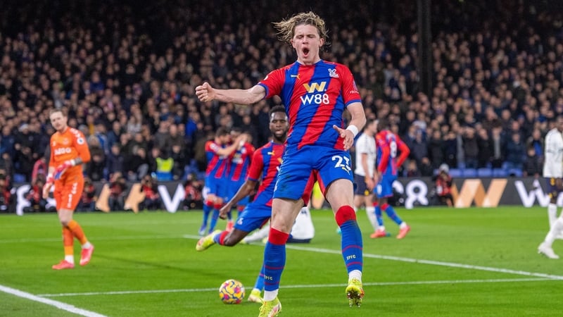 Conor Gallagher celebrates