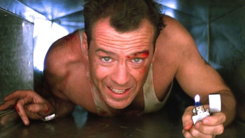 Of course, it's a Christmas movie: Bruce Willis in Die Hard