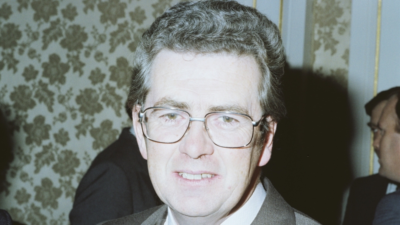 Liam Kavanagh pictured at Arás an Uachtaráin in December 1982 (Pic: RTÉ Photographic Archive)