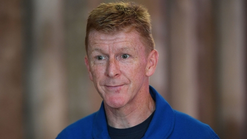 Tim Peake said: 'Hundreds of thousands' of small pieces of debris are travelling 'exceptionally fast'