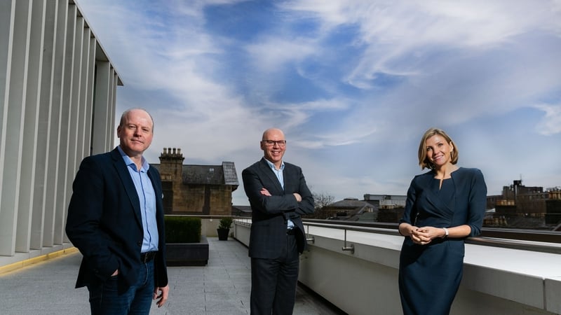 Fergal Coburn, Group Chief Technology Officer at AIB, Graham Fagan, Group Director of Enterprise Technology & Cloud Engineering at AIB and Deborah Threadgold, Country General Manager, IBM Ireland