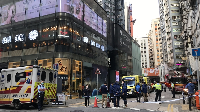 Police said 13 people were injured before firefighters put out the blaze