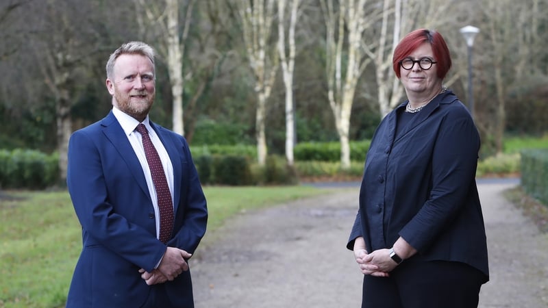 Professor Finbarr Murphy, Dean of the Kemmy Business School and Professor Kerstin Mey, UL President