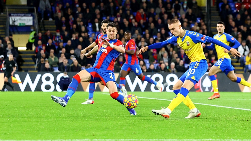 Will Smallbone has a shot on goal