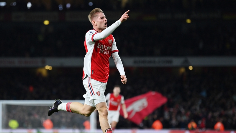 Emile Smith Rowe made certain of the victory with three minutes remaining