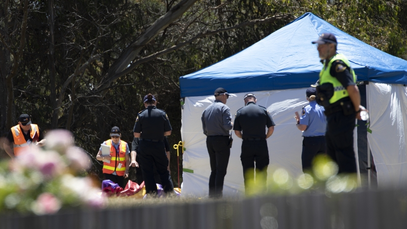 The large inflatable castle lifted off the ground at an end-of-term school party