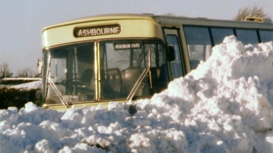 Snow in Ashbourne, County Meath, 1982.
