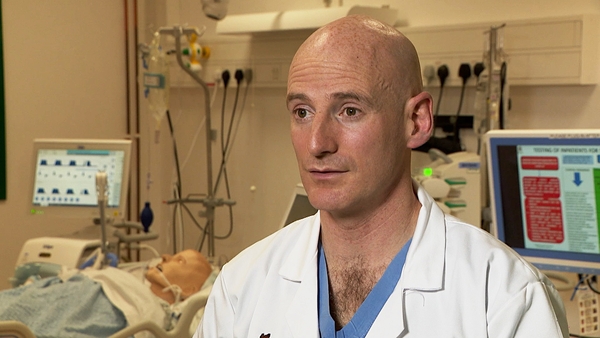 Prof Ger Curley, a critical care consultant at Beaumont Hospital