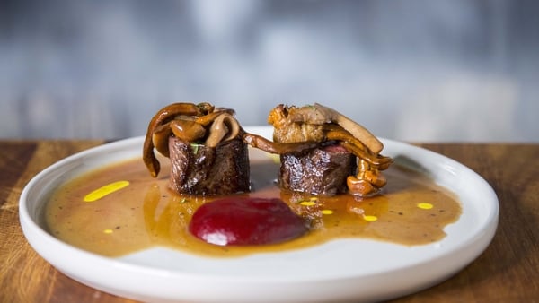 JP McMahon's venison, beetroot purée, girolles, hazelnuts: Today