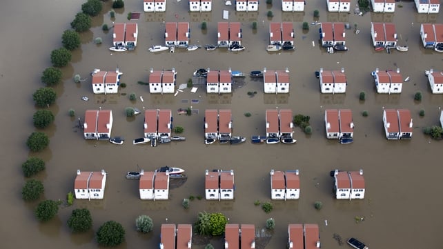 16 July: Unusually heavy rain in the Netherlands caused the Maas River to overflow its banks 
(Photo: Cris Toala Olivares)