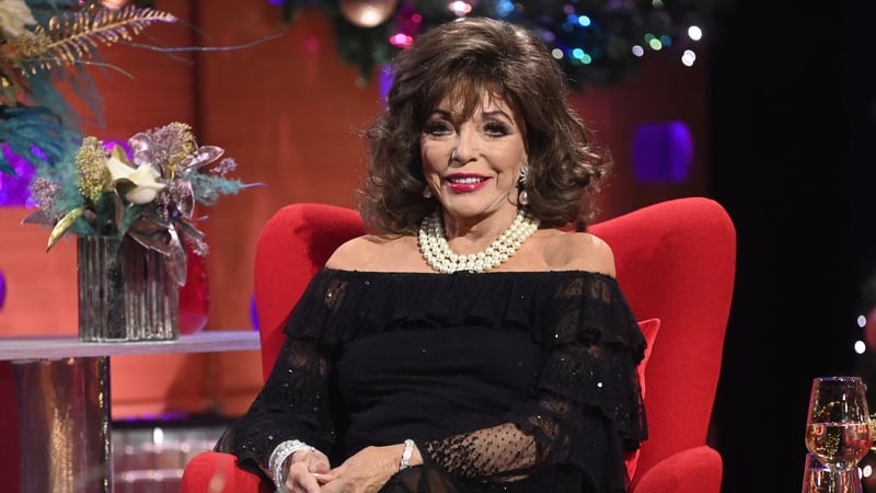 Joan Collins on The Graham Norton Show Photo: Press Association