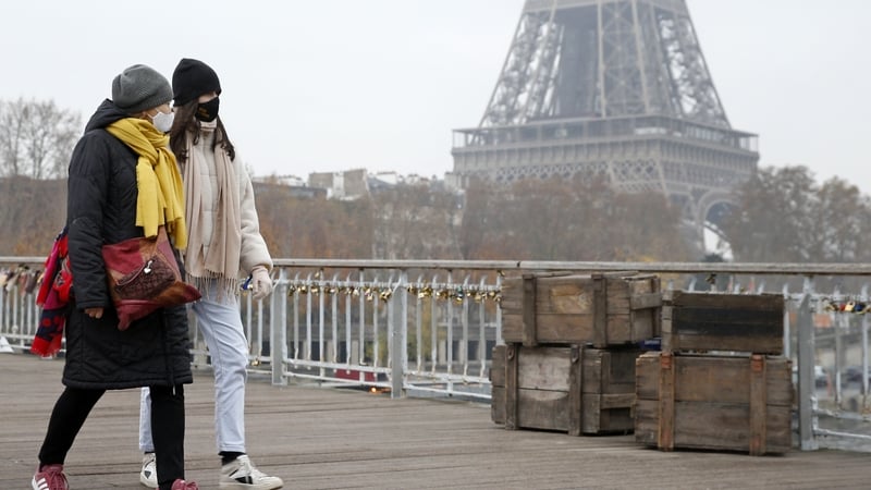 The French government said it is also narrowing the delay for a third booster shot to three months from four